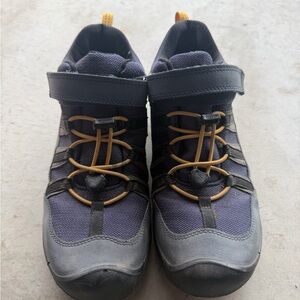 Keen Kids Navy and Tan Quick-Lace Sneakers